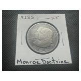1923 S XF Monroe Doctrine Half Dollar