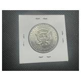 1968 D AU+ 40% Silver Kennedy Half Dollar. Closer to AU++/MS Slider. Very few bag marks, very little wear, full mint luster.