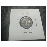 1917 Better Date VF+ Mercury Dime. Rich, Authentic Patina. Great Character.