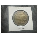 1923 German Peoples Suffering Medallion.  Scarce Commemorative of German Population Struggle During Hypreinfaltionary Times
