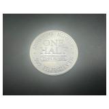 1/2 oz .999 Silver Sunshine Minting Round. Sigma tested.