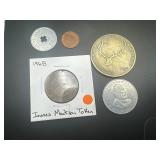 1968 James Madison and Mixed Tokens (see below for details)