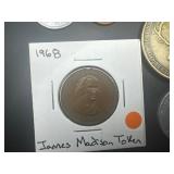 1968 James Madison and Mixed Tokens (see below for details)