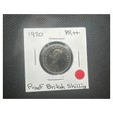 1970 Gem Proof British Shilling