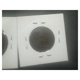 (2) 19th Century Spanish Coins. 1870 Cinco and 1979 Diez Centimos