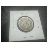 1876 Seated Liberty Quarter. Never cleaned. Full Rims. Honest patina. 3 Dents on eagle