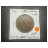 1931 AU Red/BRN UK Jersey 1/12th Shilling