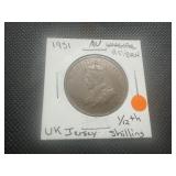 1931 AU Red/BRN UK Jersey 1/12th Shilling