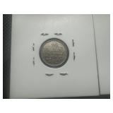 (2) Silver Canadian Nickels. Both lightly circulated with partial mint luster. Uncleaned and problem free.