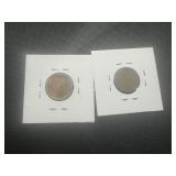 1915D and 1930D Lincoln Cents