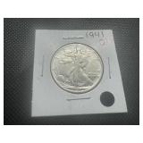 1941D VF Walking Liberty Half Dollar