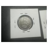 UK 1944 Silver Shilling and 1962 Penny