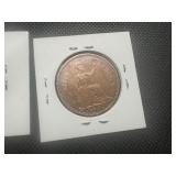 UK 1944 Silver Shilling and 1962 Penny