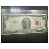 1953 Series A Red Seal $2 Bill