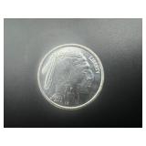 Bu 2013 1 Oz Silver Round Buffalo Design