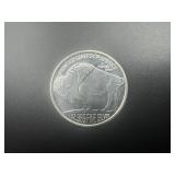 Bu 2013 1 Oz Silver Round Buffalo Design