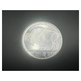 Bu 2013 1 Oz Silver Round Buffalo Design