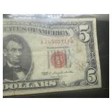 1963 Red Seal $5 Bill