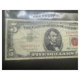 1963 Red Seal $5 Bill