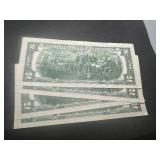 Four Sequential $2 Bills