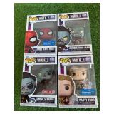 Funko Pop What If ...? Zombie Hunter Spidey, Zombie Iron Man, Zombie Strange & Party Thor