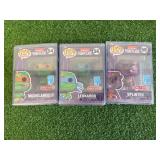 Funko Pop Art Series Michelangelo, Leonardo, & Splinter