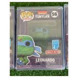 Funko Pop Art Series Michelangelo, Leonardo, & Splinter