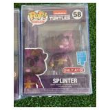 Funko Pop Art Series Michelangelo, Leonardo, & Splinter