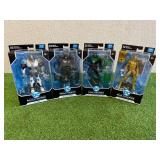 DC Multiverse - Cyborg, The Grim Knight, Green Lantern & The Flash Earth