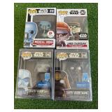 Funko Pop Star Wars - Medical Droid, Lando Calrisian, & Darth Vader