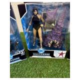 DC Multiverse Cyborg with Face Shield, Superwoman & Armored Batman