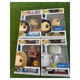 Funko Pop Wonder Woman, Sersi, Captain Marvel & The Vision