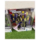 Transformers Sandstorm, Blitzwing, Autobot Springer & Soundblaster