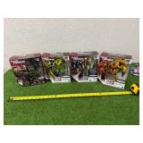 Transformers Sandstorm, Blitzwing, Autobot Springer & Soundblaster