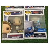Funko POP Captain Marvel, Captain America, & Thor