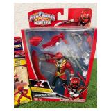Power Rangers Super Megaforce Zep Racer Zord and Red Ranger & Armored Super Mega Red Ranger