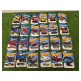 24 Hot Wheels