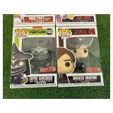 Funko POP Mini Puft, Mr. DNA, Bruce Wayne & Super Shredder