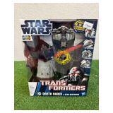 Star Wars Transformers Darth Vade to Star Destroyer