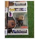 Funko POP What If...? Zolavision, King Killmonger, Ravager Thanos & Doctor Strange Supre