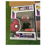 Funko POP What If...? Zolavision, King Killmonger, Ravager Thanos & Doctor Strange Supre