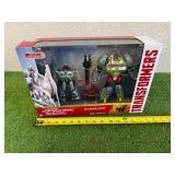 Transformers Silver Knight Optimus Prime & Grimlock