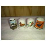 Waldenburg Duck, MSR Goose and Two Duck Thimbles