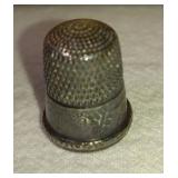 Antique Sterling Silver Thimble. Tested