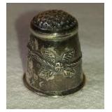 Antique Sterling Silver Thimble. Tested