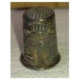 Antique Sterling Silver Thimble. Tested