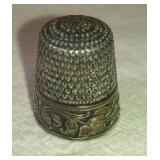 Antique Sterling Silver Thimble. Tested