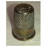 Antique Sterling Silver Thimble. Tested