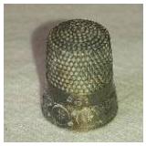Antique Sterling Silver Thimble. Tested