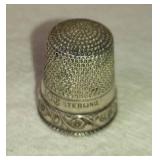 Antique Sterling Silver Thimble. Tested